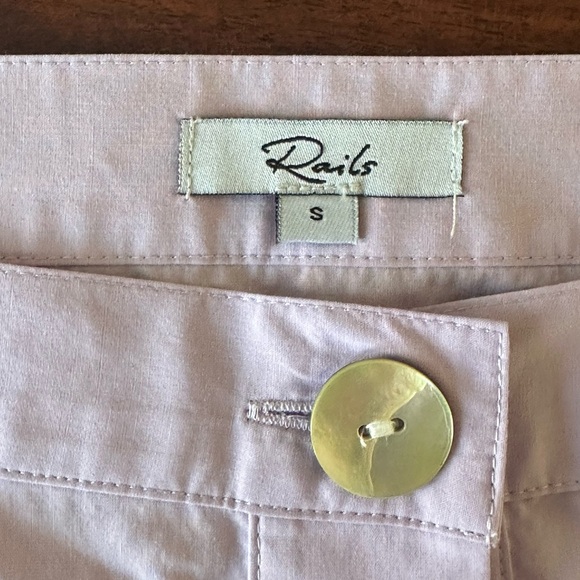 Rails Orchid Eyelet Embroidered Crop Top Lavender Purple Small - Picture 4 of 9